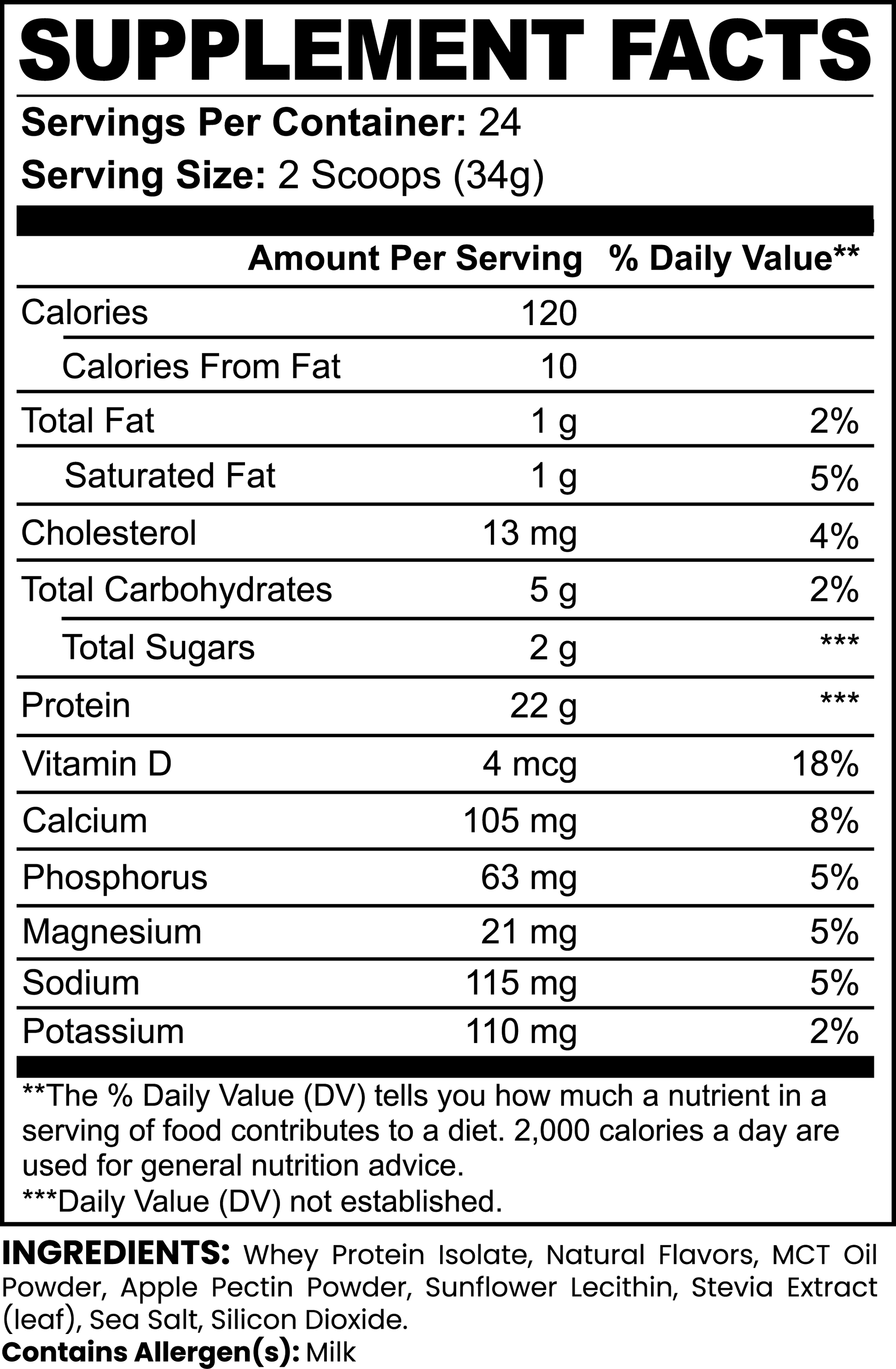 Advanced Whey Protein Isolate 