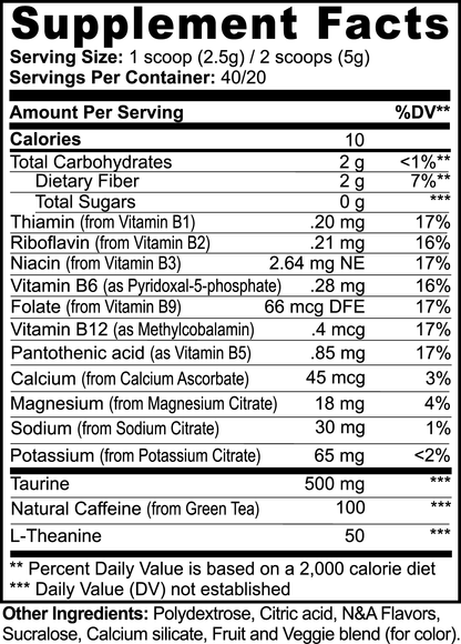 Energy Powder - Fruit Punch - ShopRoxxy